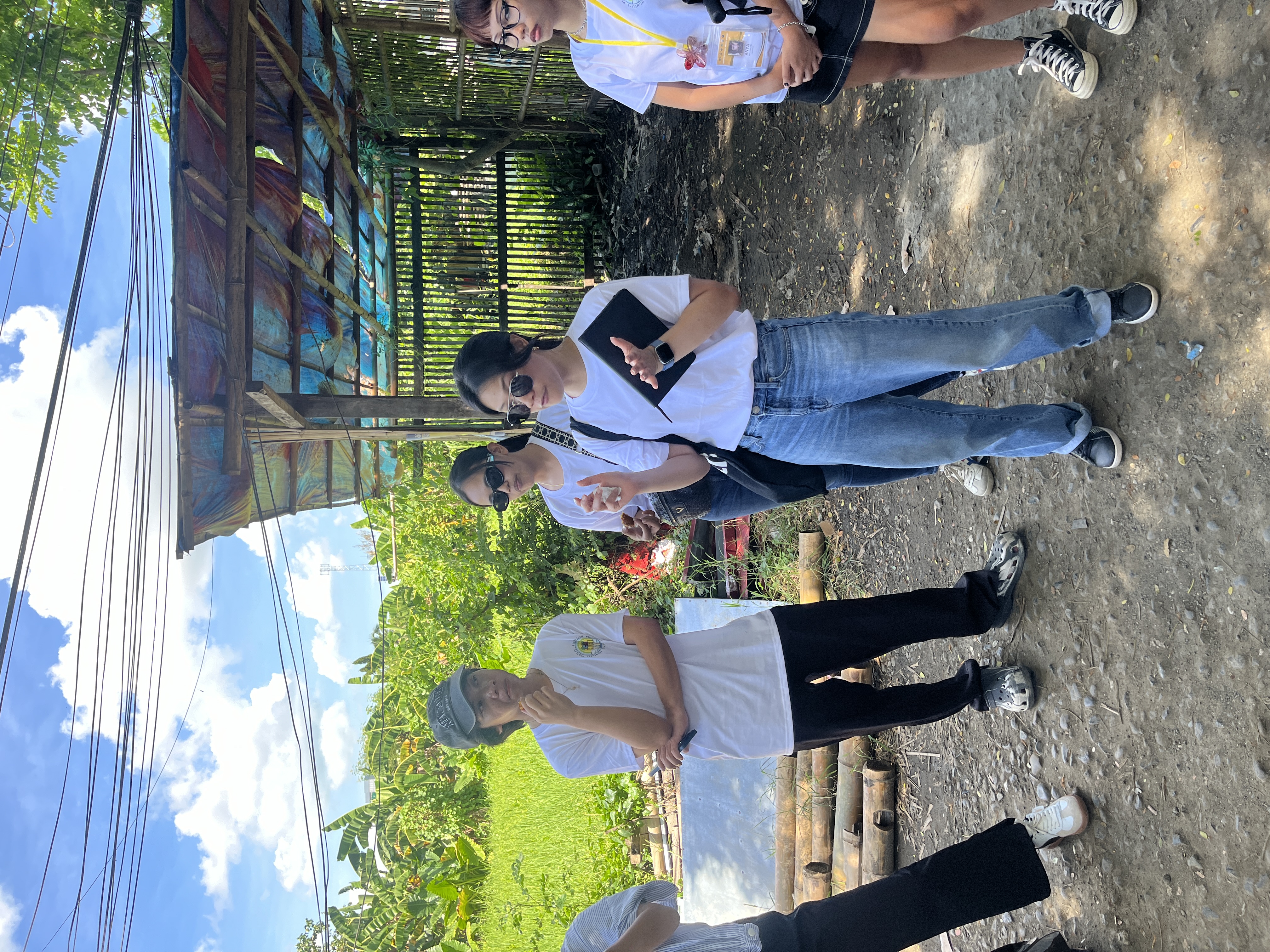 Youth leaders outdoors during the summit