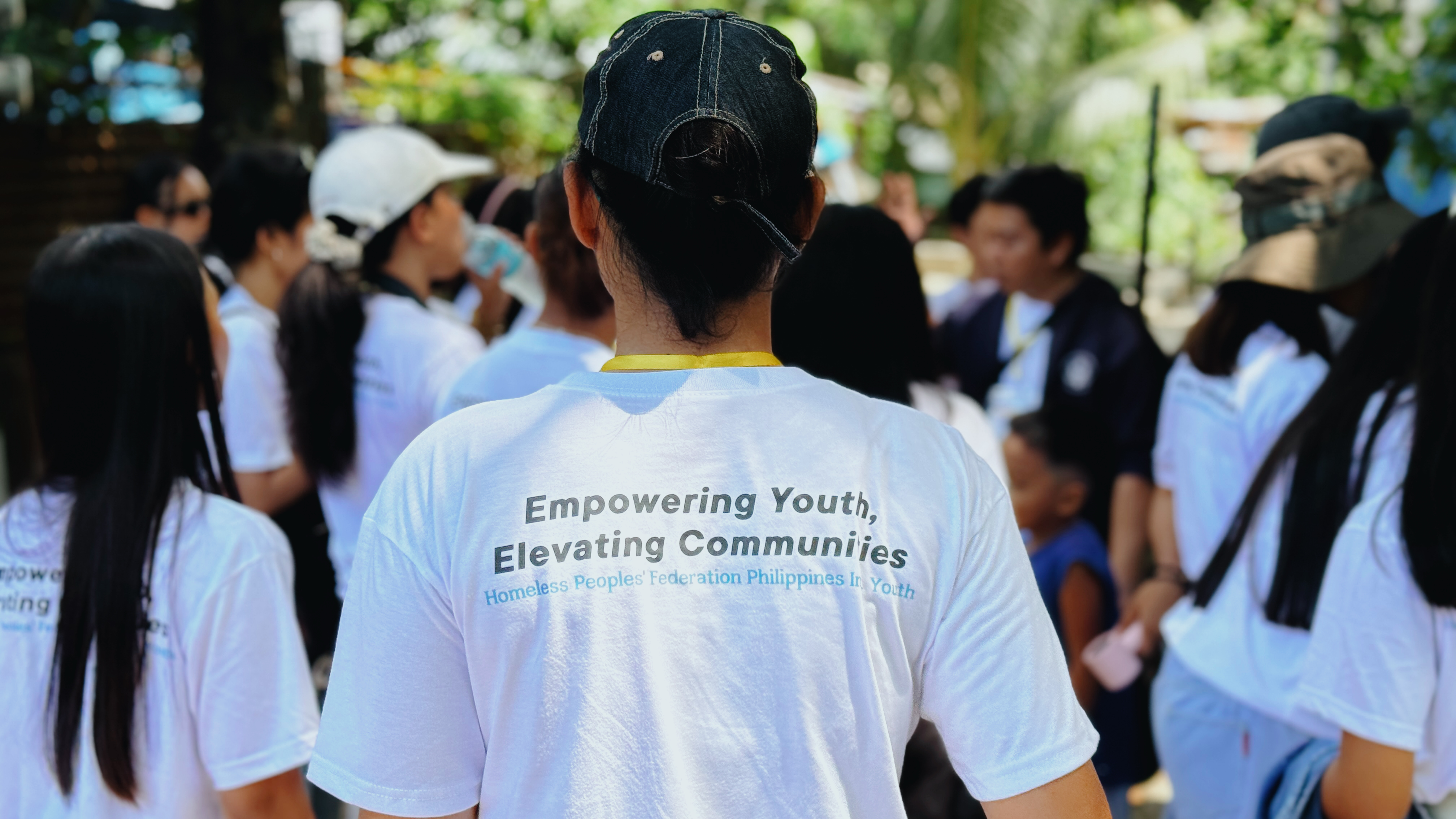 Youth summit participants in discussion