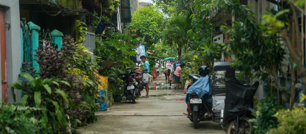 Community street in Iloilo City